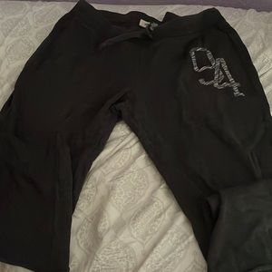 Old Navy charcoal gray wide leg yoga pants